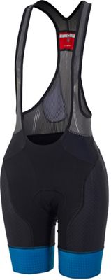 Castelli Women's Free Aero 4 Bib Short (Ltd Ed) - Black-Marine Blue - XS, Black-Marine Blue